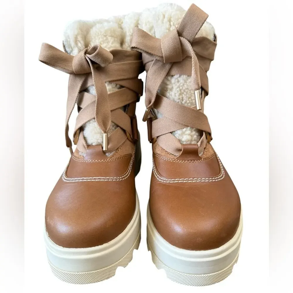Sorel Joan Frwd Cozy Brown Waterproof Boots – Sz 9.5